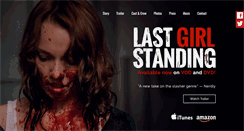 Desktop Screenshot of lastgirlstandingmovie.com